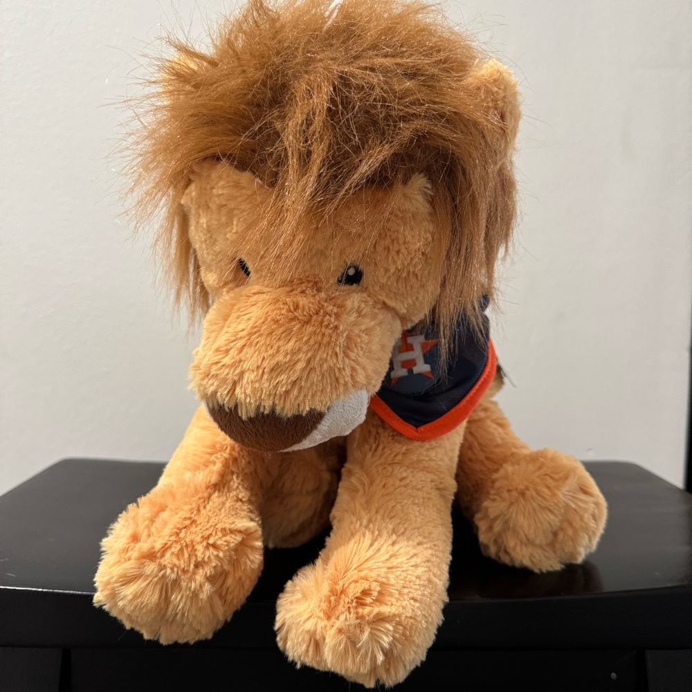 Forever Collectibles plush Houston Astros lion with Brown Mane